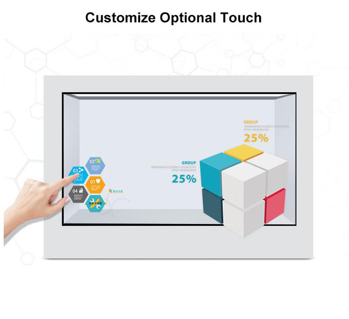 10.4 Inch Transparent LCD Display 12.1 Inch FHD LVDS 1024x768 Small Size For Showcase Transparent Screen 1