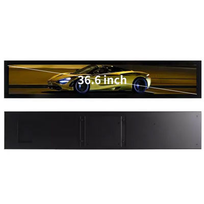 36.6 Inch Stretched Bar LCD Monitor 700nits 500nits 300nits 1920×290 For Bus Hospital
