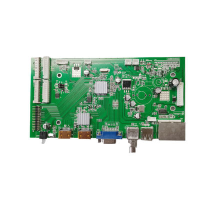Splicing Board 2K P Daisy Chain LCD Controller Board DVI HDMI In HDMIout VGA  4 RJ45 BNC 1920x1080 60HZ