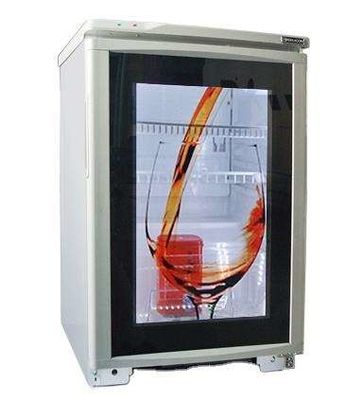 32" LCD Digital Signage Transparent LCD Refrigerator Glass Door For Beverage Cooler Advertising Display