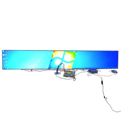 China Ultra Wide Stretch Bar LCD Panel Kit 86 Inch 4K High Brightness 500nits 3840x600 V By One LCD HDMI