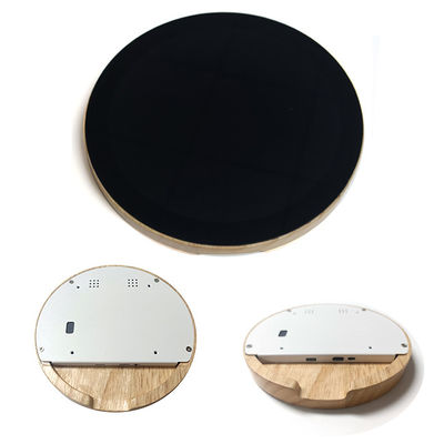 5 Inch Wood Frame Round LCD Display Touch Screen 1080x1080 250nits TYPE-C Micro USB